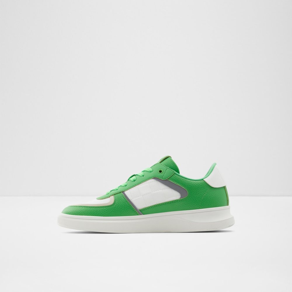 Baskets Aldo Popwalk Low Top - Cup Sole Vert Homme | AGVB-32889004