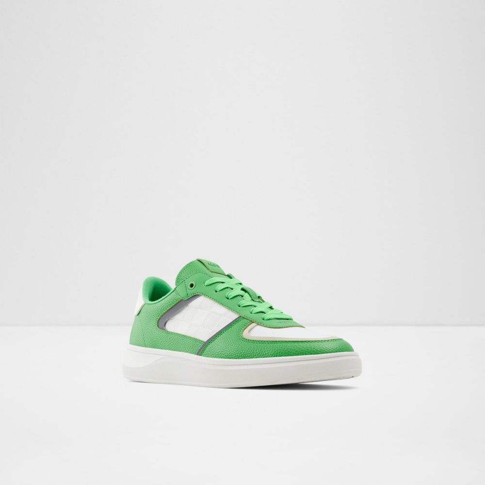 Baskets Aldo Popwalk Low Top - Cup Sole Vert Homme | AGVB-32889004