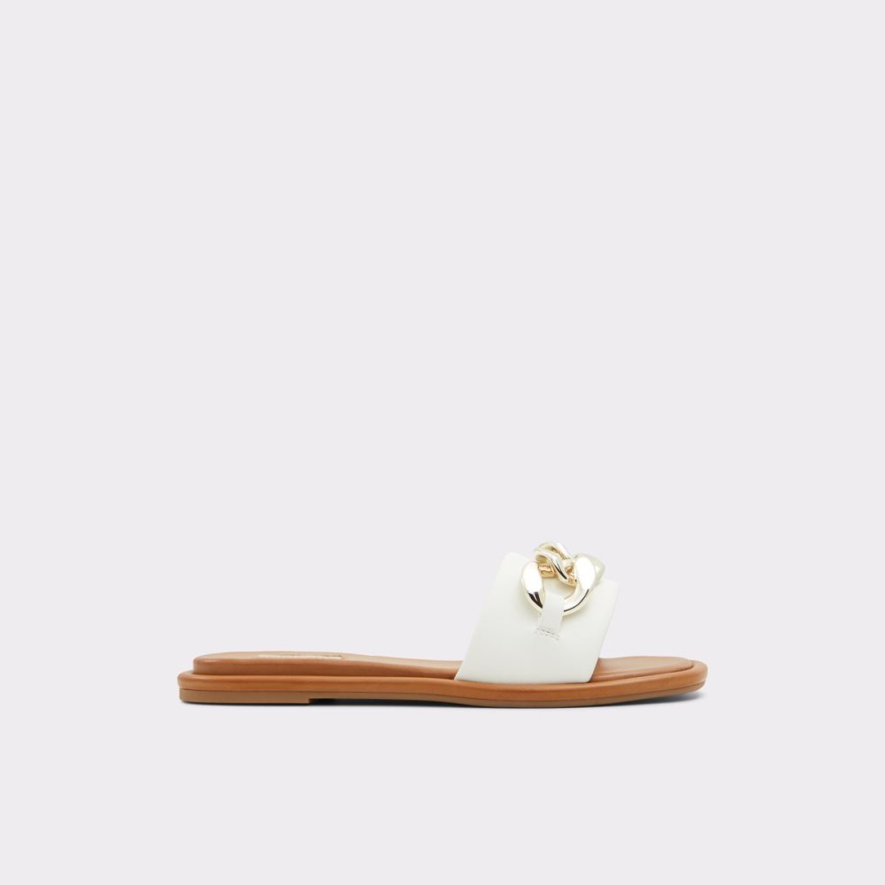 Sandales Aldo Sydling Claquette Sandal Blanche Femme | OCLE-43026046