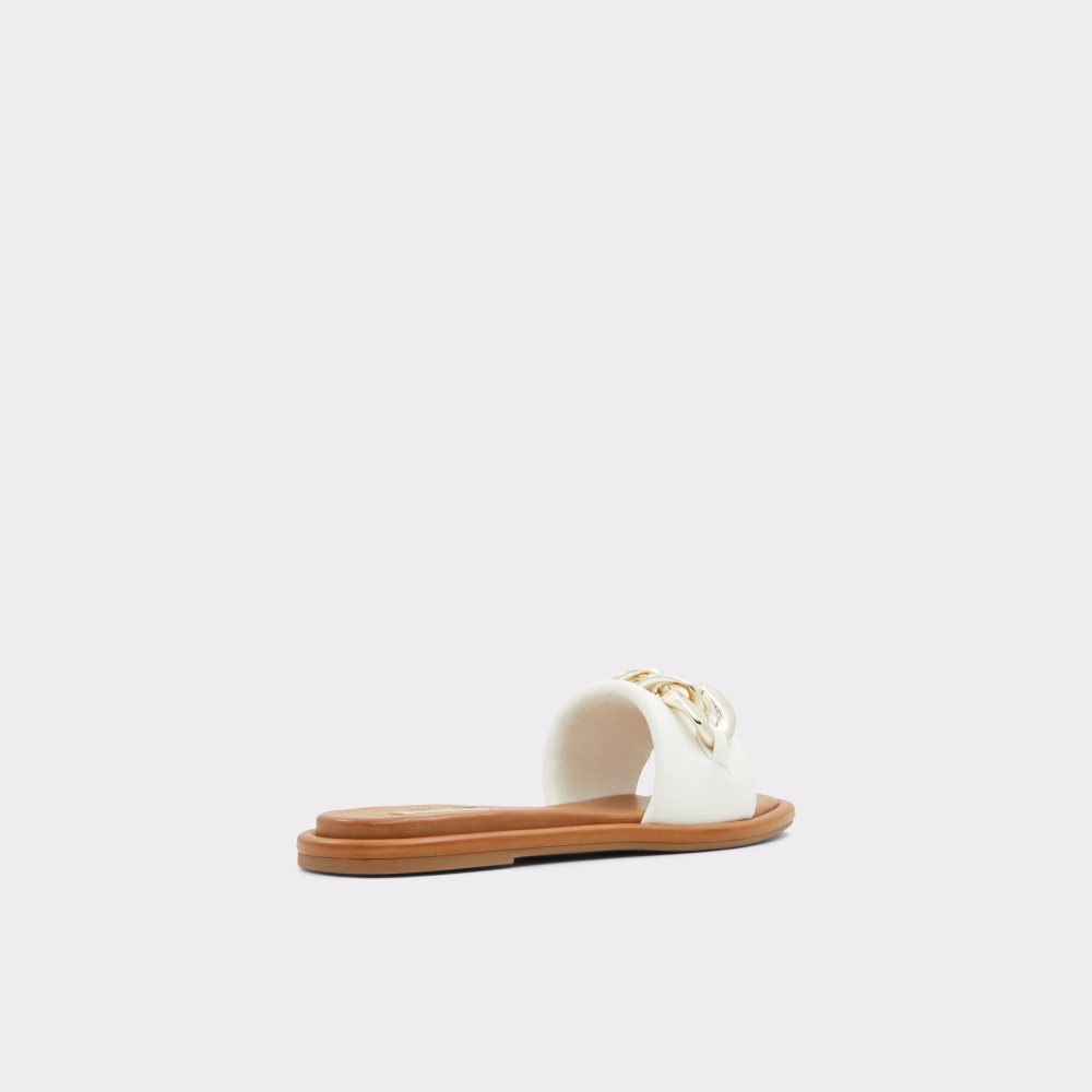 Sandales Aldo Sydling Claquette Sandal Blanche Femme | OCLE-43026046