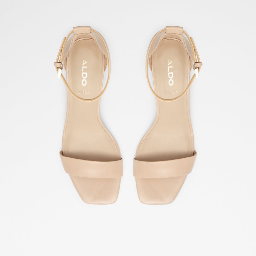 Talons Aldo Kedeaviel Talons Sandal Beige Femme | RCDU-78528482