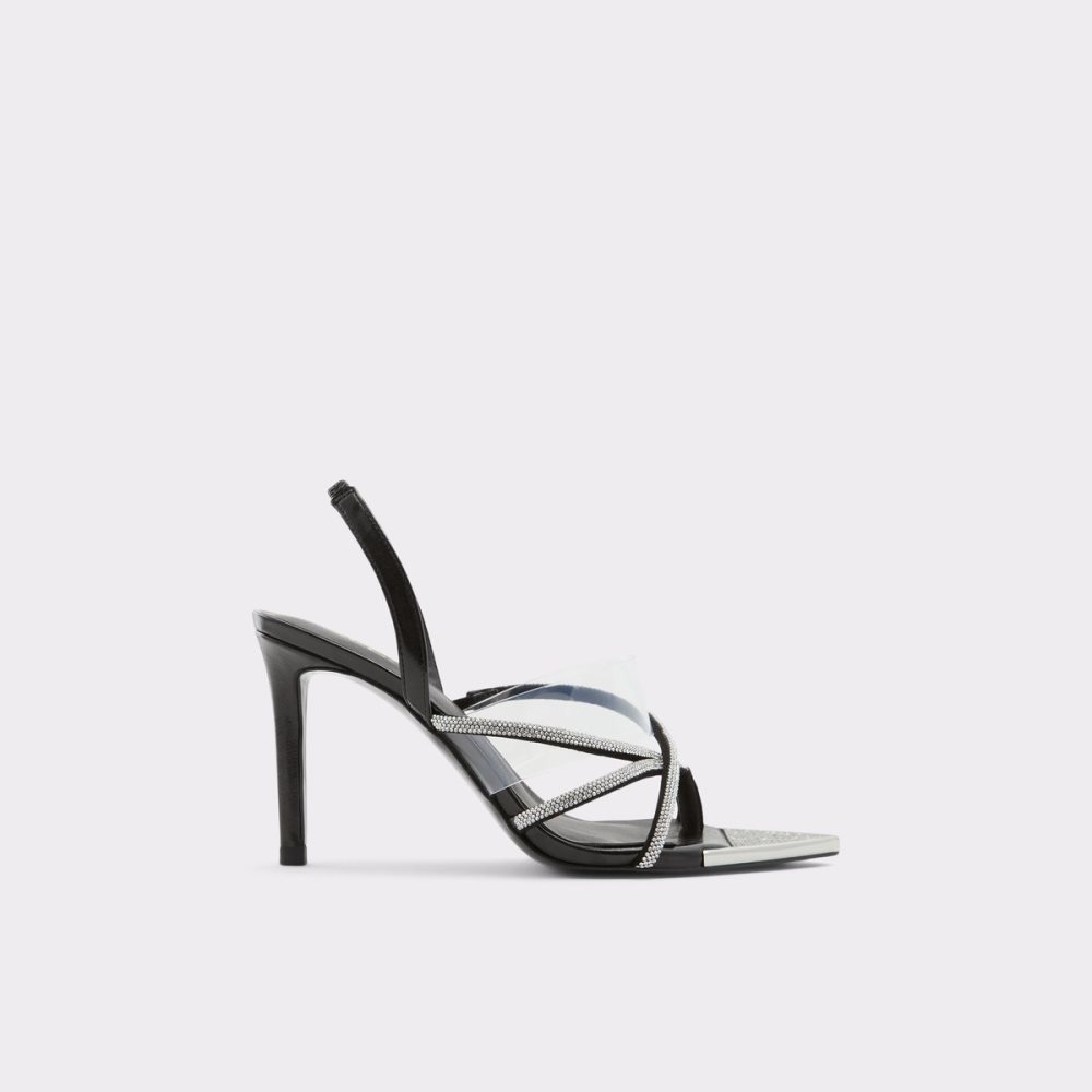 Sandales Aldo Aabelle Lanières High Sandal - Stiletto Noir Femme | ONTK-05546679