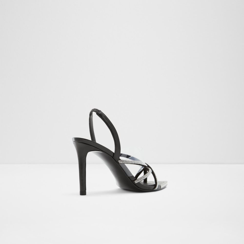 Sandales Aldo Aabelle Lanières High Sandal - Stiletto Noir Femme | ONTK-05546679