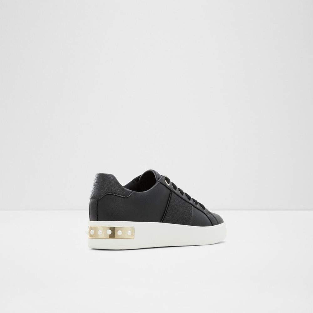 Baskets Aldo Ciela Low Top Noir Femme | RVFO-42094700