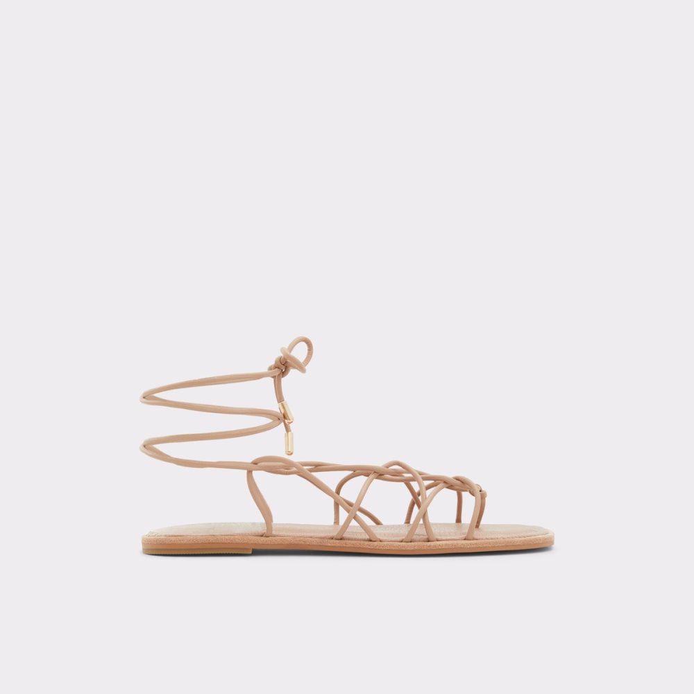 Sandales Aldo Posey Lanières Plates Sandal Beige Femme | TKDS-90671872