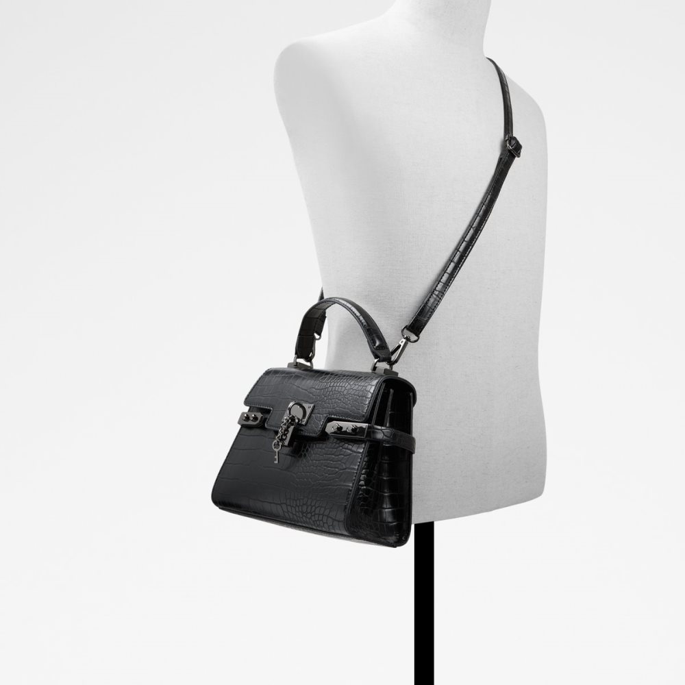 Sac à Main Aldo Agroliaa Top Handle Noir Femme | LYHH-68738378