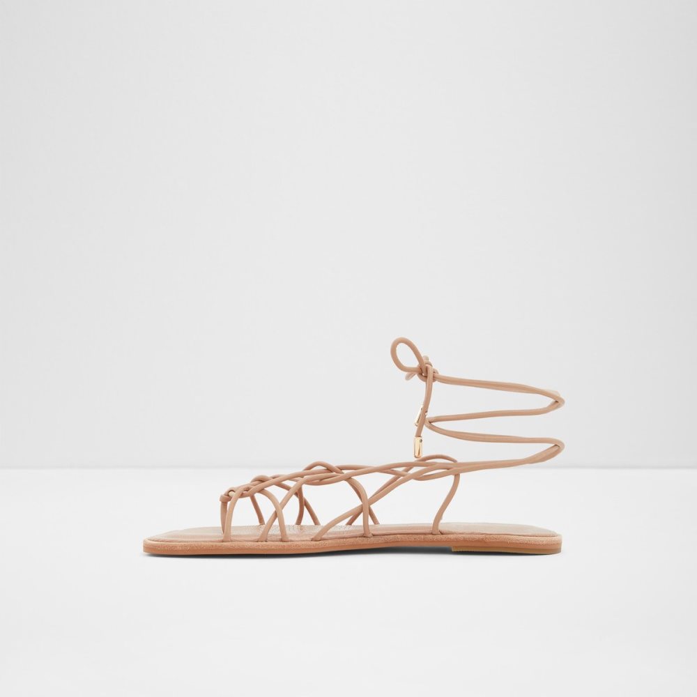 Sandales Aldo Posey Lanières Plates Sandal Beige Femme | TKDS-90671872