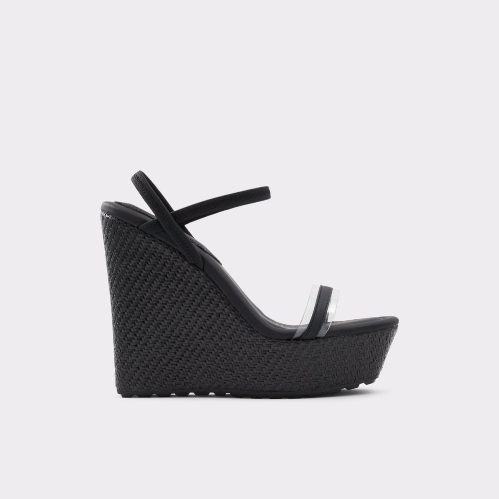 Sandales Aldo Bodish Wedge Sandal - Wedge Noir Femme | XRAE-32034809