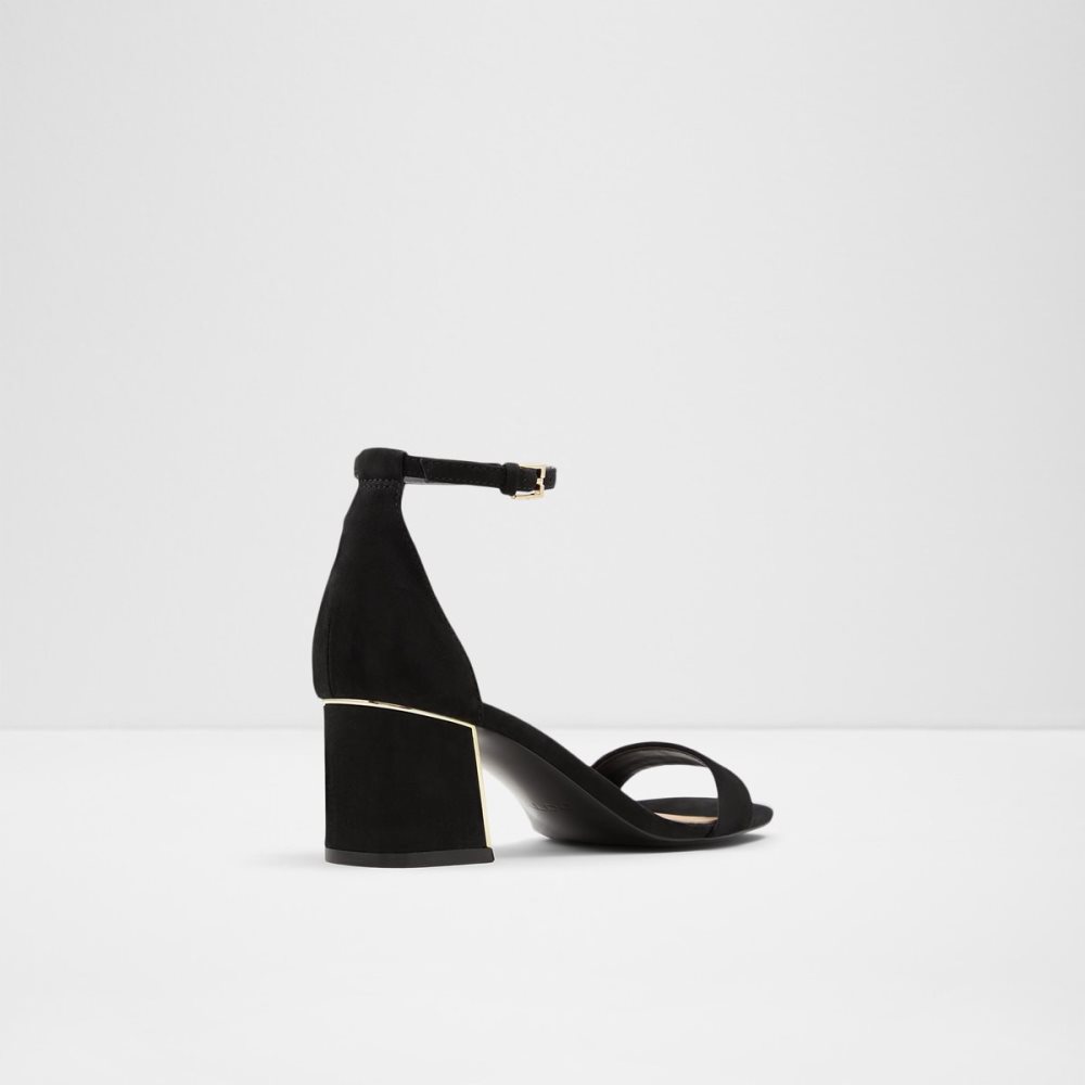 Talon Bloc Aldo Kedeaviel High Sandal Noir Femme | QAPU-00909507