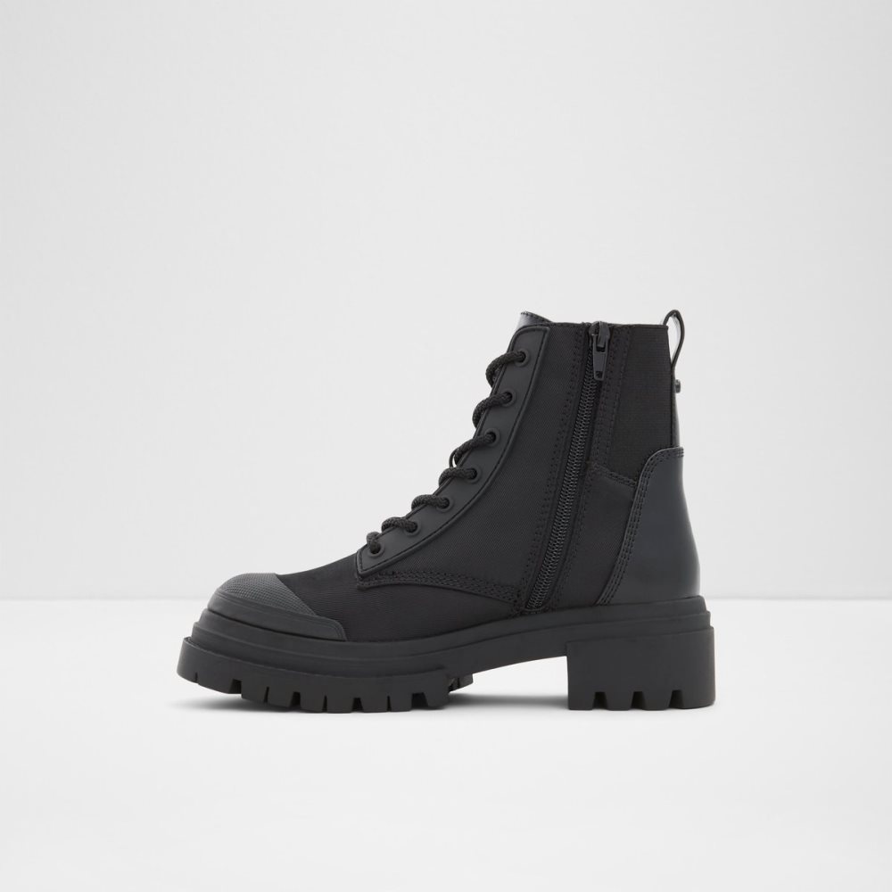 Bottes de combat Aldo Charline - Lug Sole Noir Femme | FGAZ-04384435