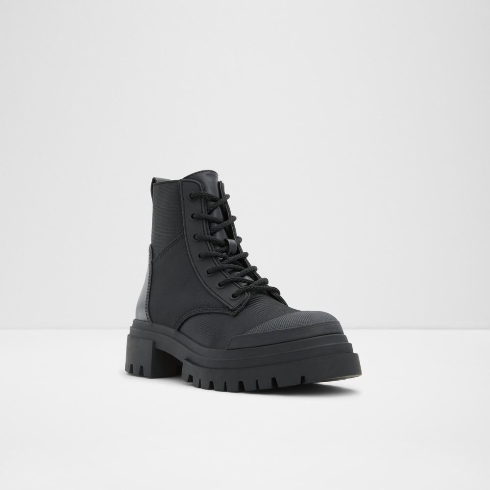 Bottes de combat Aldo Charline - Lug Sole Noir Femme | FGAZ-04384435