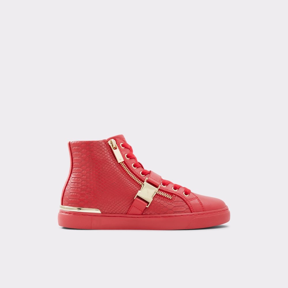 Baskets Aldo Tiagatori High Top - Cup Sole Rouge Femme | VXKN-70025266