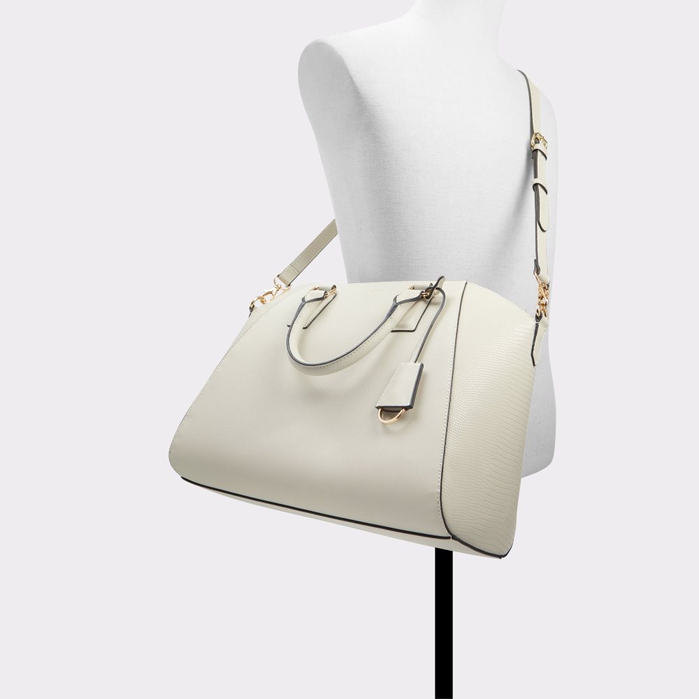 Sacs Fourre Tout Aldo Halaberiell Satchel Beige Femme | YGVK-20782902