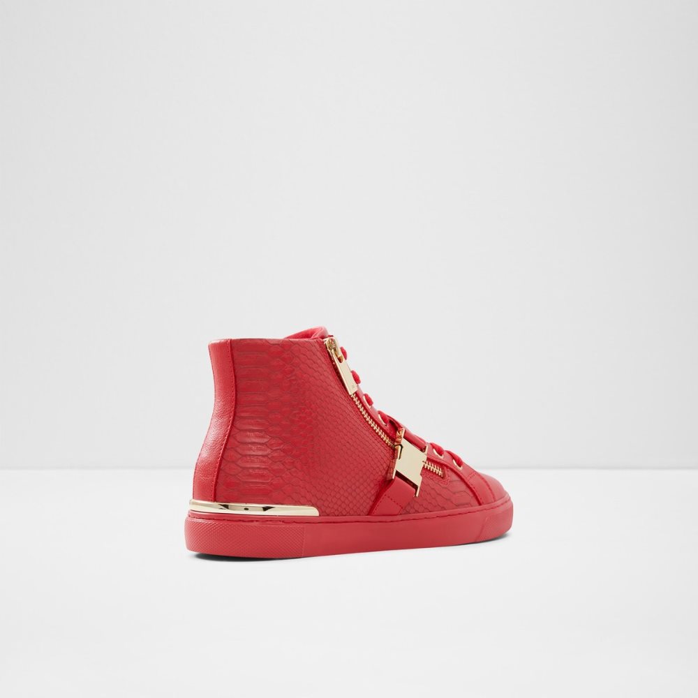 Baskets Aldo Tiagatori High Top - Cup Sole Rouge Femme | VXKN-70025266