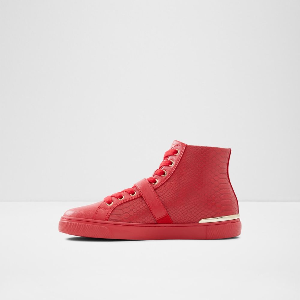 Baskets Aldo Tiagatori High Top - Cup Sole Rouge Femme | VXKN-70025266