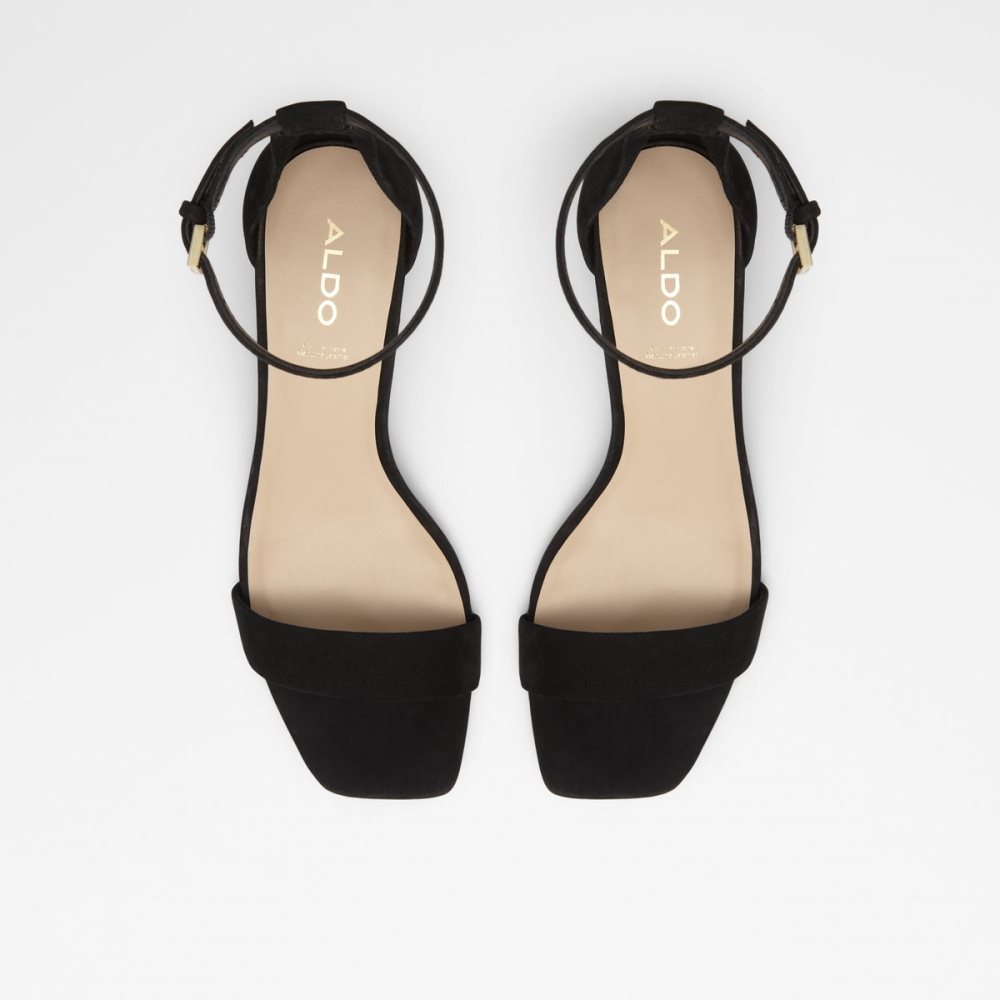 Talon Bloc Aldo Kedeaviel High Sandal Noir Femme | QAPU-00909507