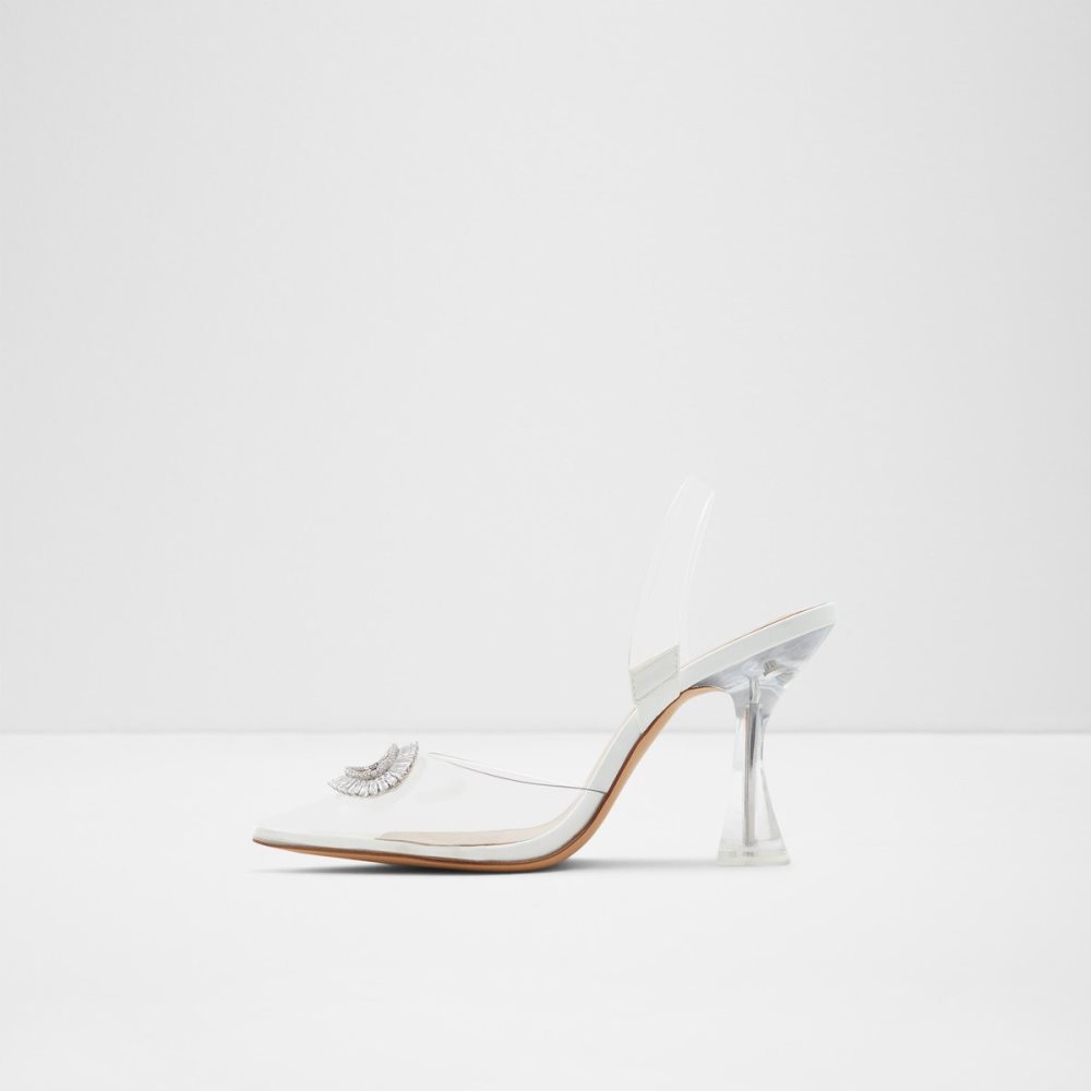 Talon Bloc Aldo Cheers Brides Back High Blanche Femme | LVYU-16082630