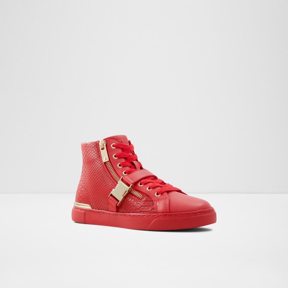 Baskets Aldo Tiagatori High Top - Cup Sole Rouge Femme | VXKN-70025266