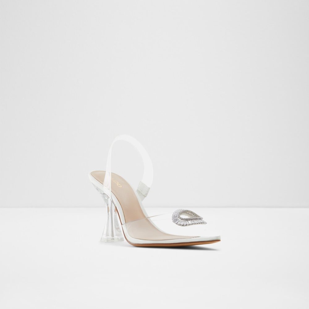 Talon Bloc Aldo Cheers Brides Back High Blanche Femme | LVYU-16082630