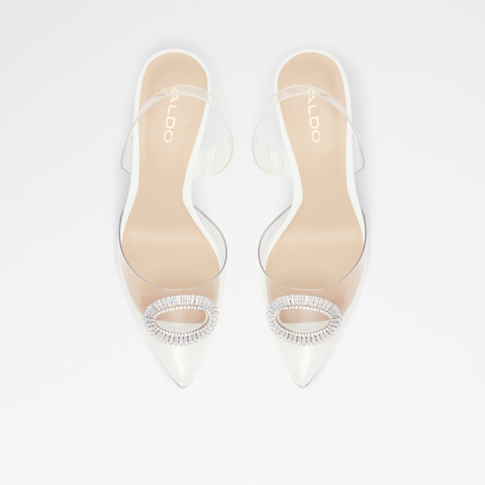 Talon Bloc Aldo Cheers Brides Back High Blanche Femme | LVYU-16082630