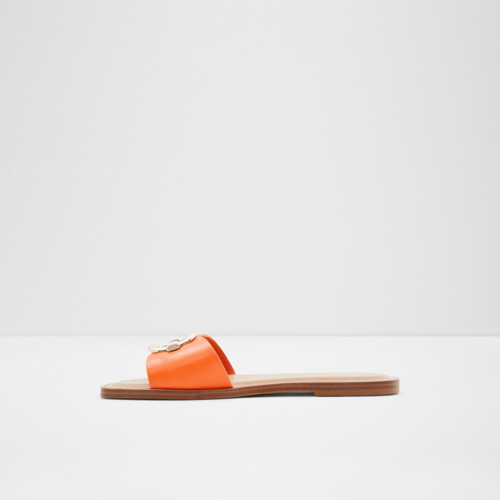 Sandales Aldo Glaeswen Claquette Sandal Orange Femme | FKPE-60853817