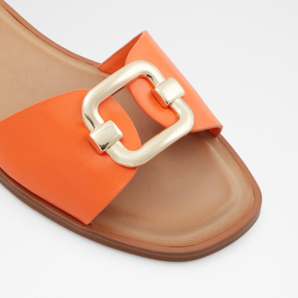 Sandales Aldo Glaeswen Claquette Sandal Orange Femme | FKPE-60853817