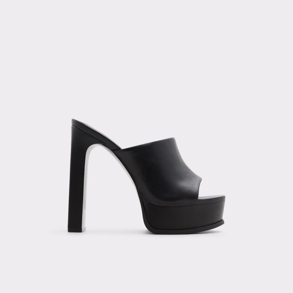 Chaussures Plateforme Aldo Savilla Talons Mule - Plateforme Noir Femme | LTNS-11819922