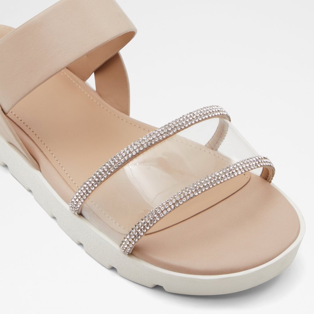 Sandales Aldo Hailey Plates Sandal - Lug Sole Rose Clair Femme | PPVI-12391855