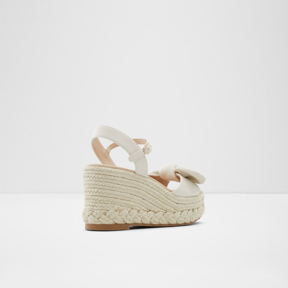 Sandales Aldo Macrama Wedge Sandal - Wedge Blanche Femme | CXIS-96427821