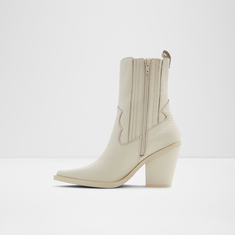 Bottines Chelsea Aldo Talladega Western Blanche Femme | EJRH-70996477