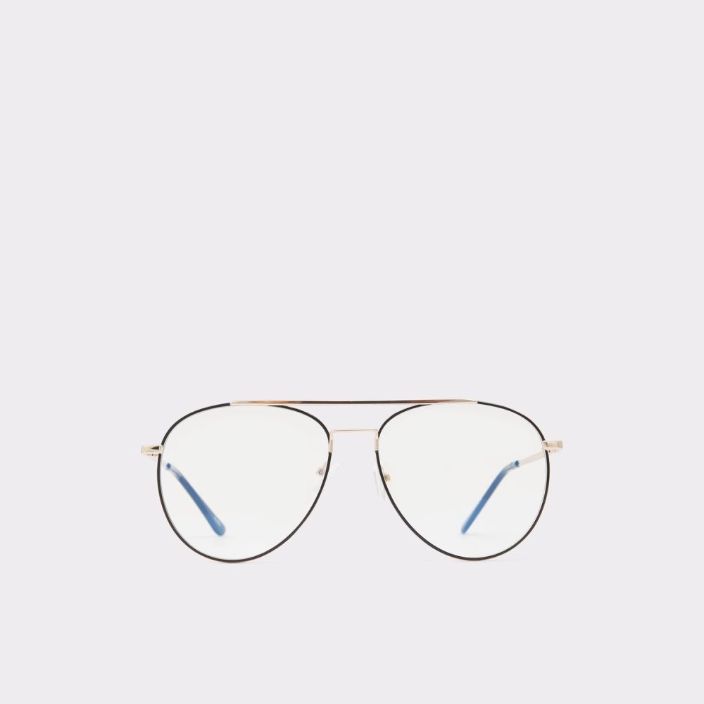 Lunettes de Soleil Aldo Epinel Aviator Noir Doré Multicolore Homme | LLRN-34022338