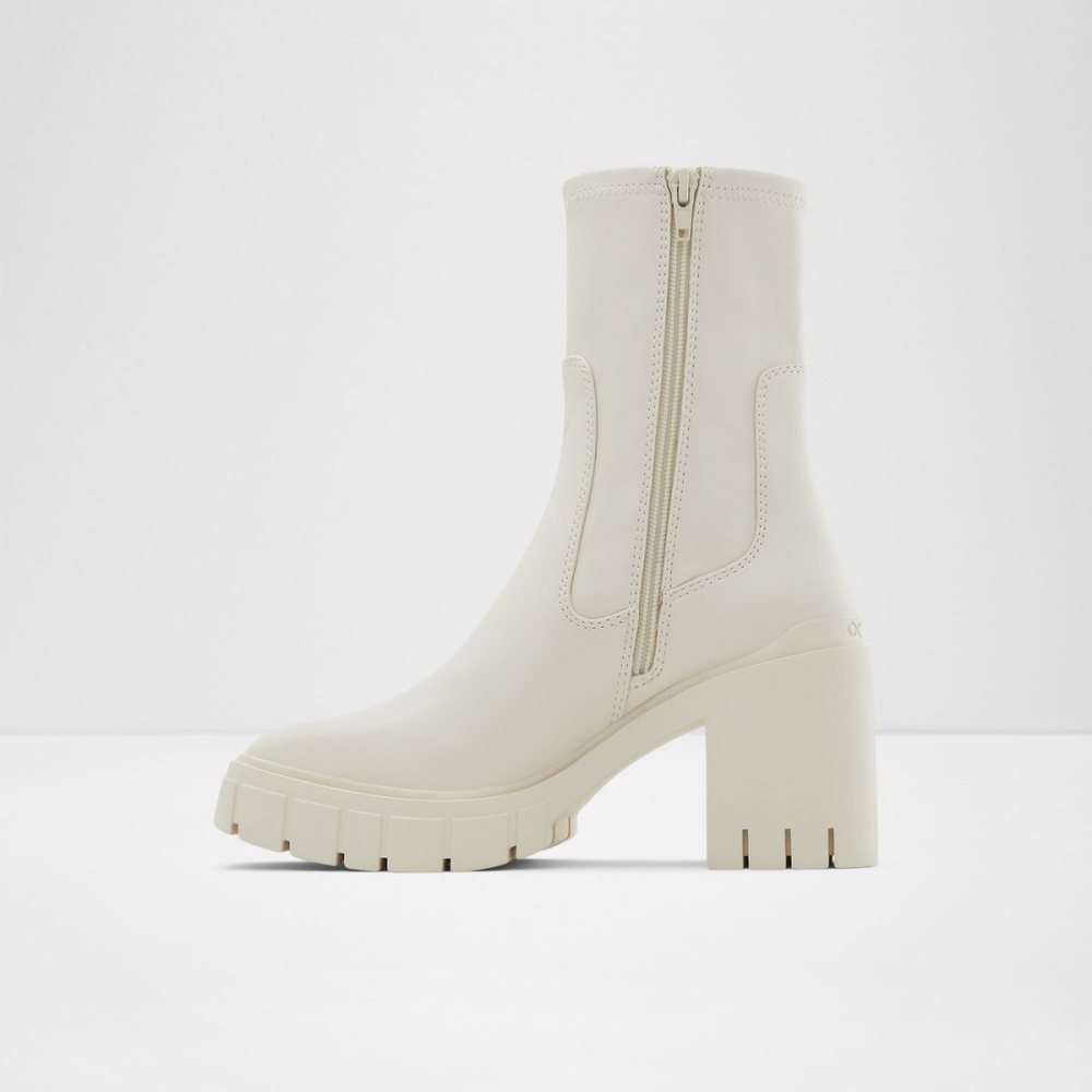 Bottines Aldo Upstage - Lug Sole Blanche Femme | QPGX-48039609