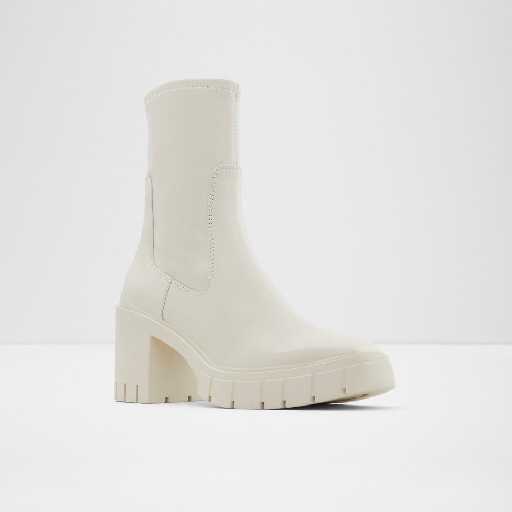 Bottines Aldo Upstage - Lug Sole Blanche Femme | QPGX-48039609