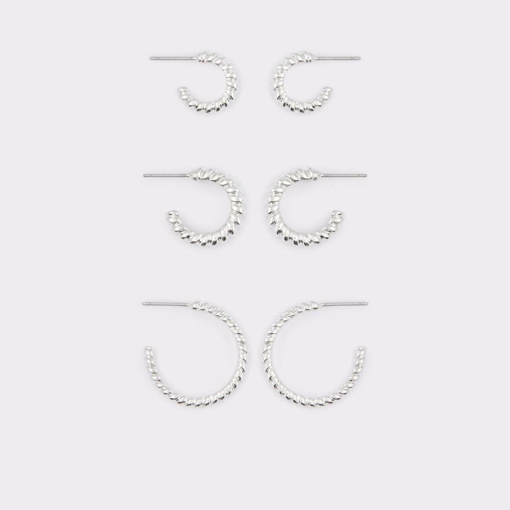 Boucle d'oreille Aldo Ocoelin Hoop Argent Femme | HFSX-73725594