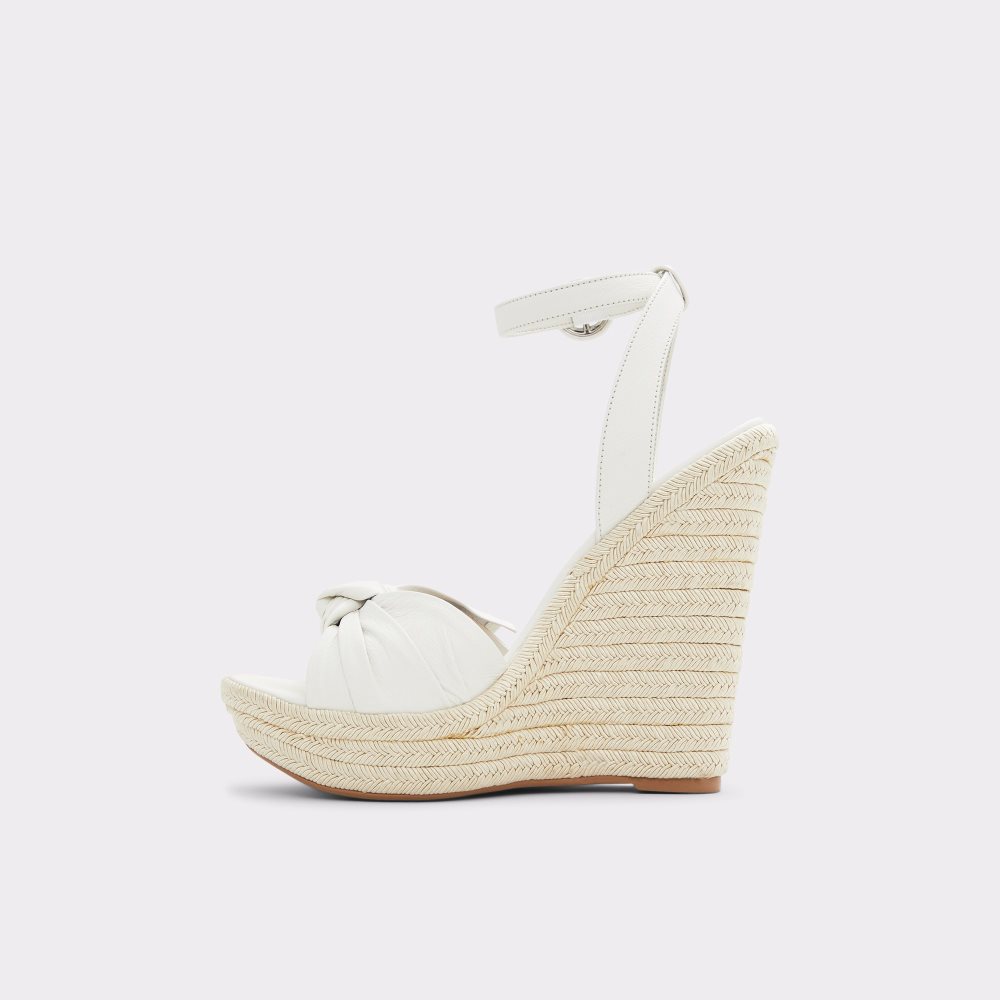 Sandales Aldo Besch Wedge Sandal - Wedge Blanche Femme | SVQK-36299615