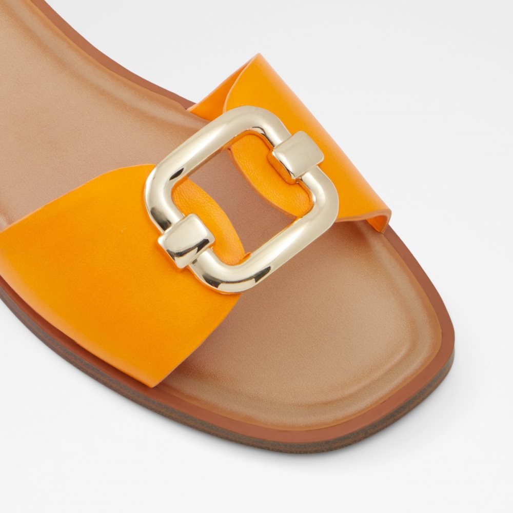 Sandales Aldo Glaeswen Claquette Sandal Orange Clair Femme | ZILC-91107138