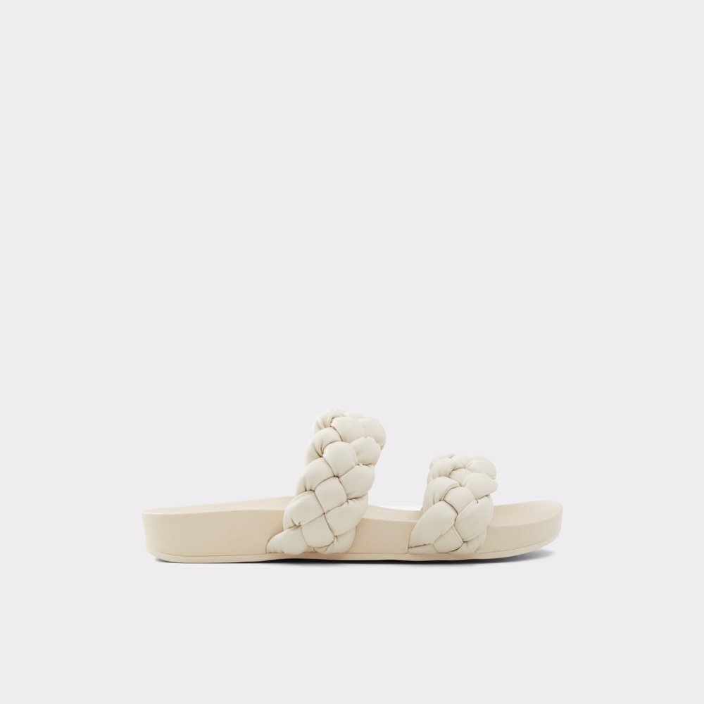 Sandales Aldo Oaka Claquette Sandal Blanche Femme | RJVS-05546495