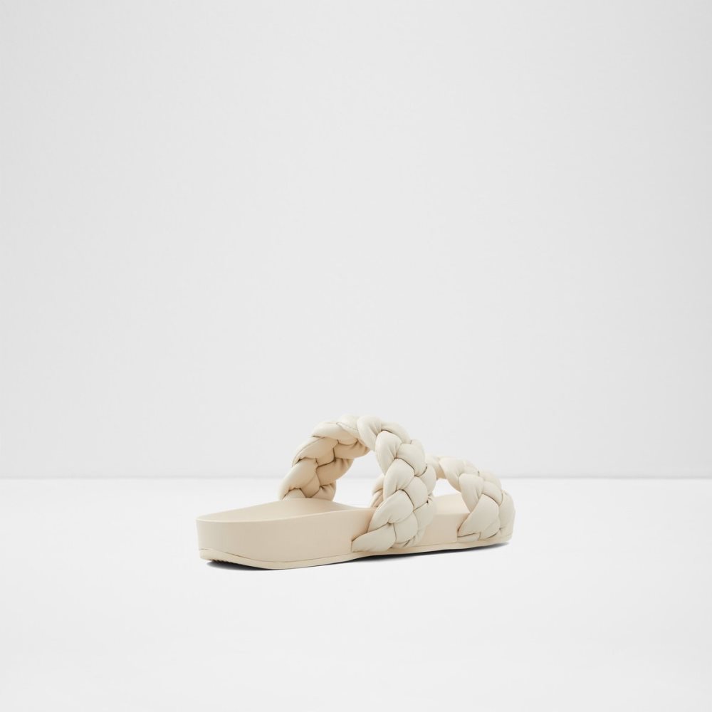 Sandales Aldo Oaka Claquette Sandal Blanche Femme | RJVS-05546495