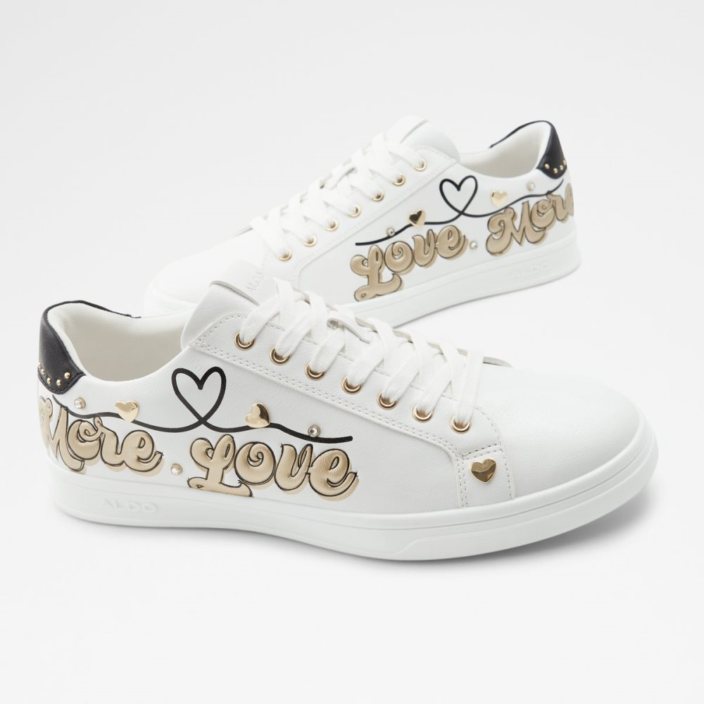 Baskets Aldo Lovewalk Low Top Blanche Homme | PWED-72807155