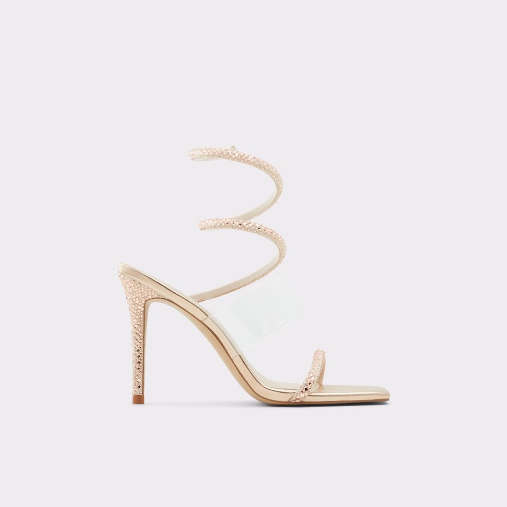 Sandales Aldo Selima High Sandal - Stiletto Rose Doré Femme | GENI-63196067