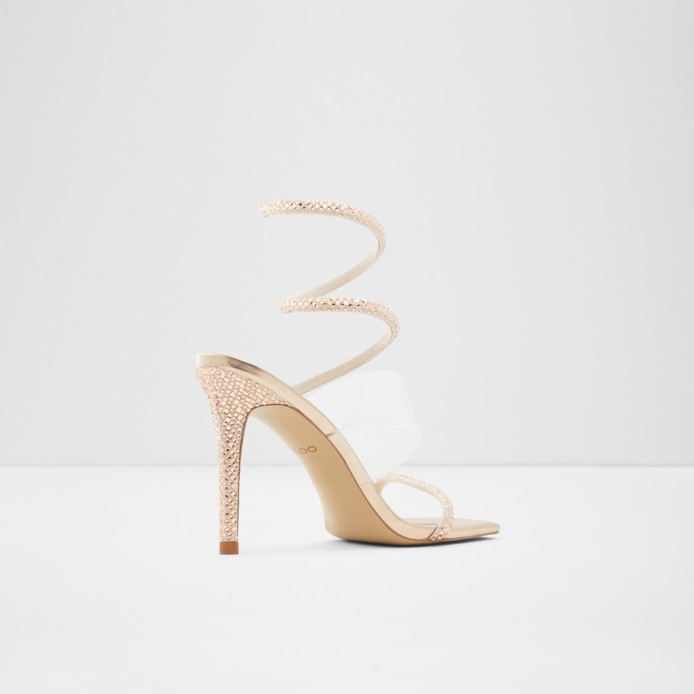 Sandales Aldo Selima High Sandal - Stiletto Rose Doré Femme | GENI-63196067