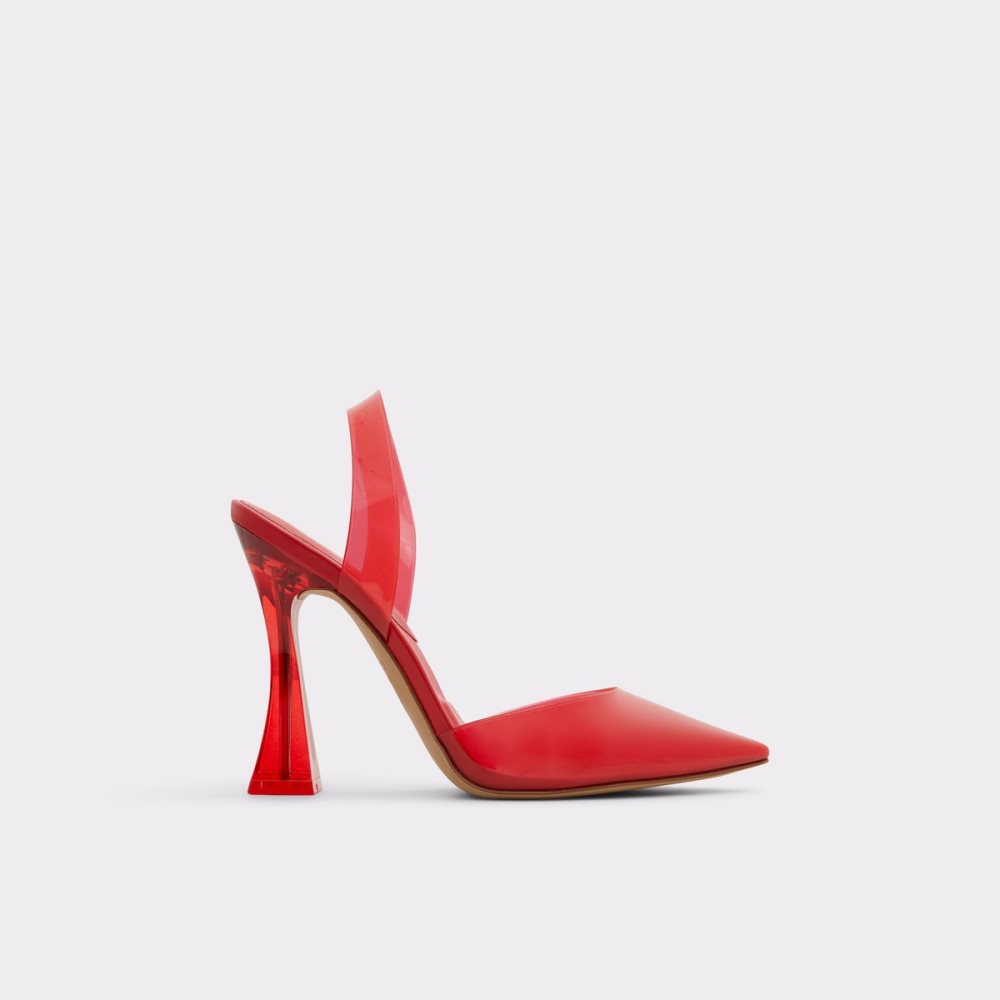 Talon Bloc Aldo Solanti Brides Back High Rouge Femme | MSSA-91257184