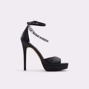 Chaussures Plateforme Aldo Prisilla Talons Sandal - Stiletto Noir Femme | RXHB-07249929