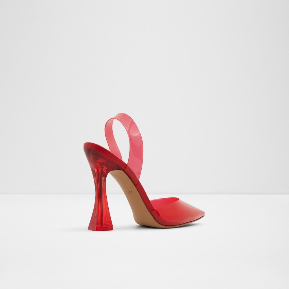 Talon Bloc Aldo Solanti Brides Back High Rouge Femme | MSSA-91257184