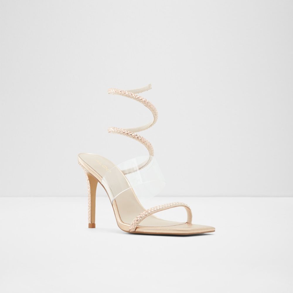 Sandales Aldo Selima High Sandal - Stiletto Rose Doré Femme | GENI-63196067