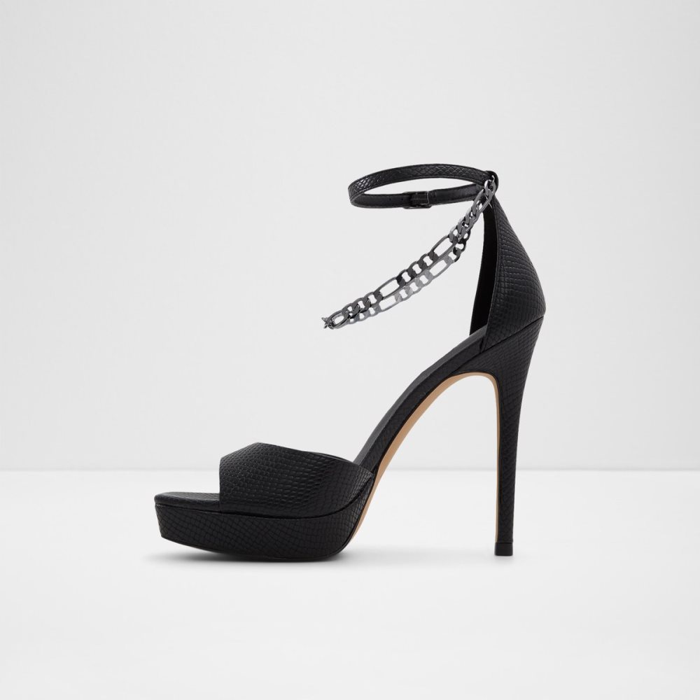 Chaussures Plateforme Aldo Prisilla Talons Sandal - Stiletto Noir Femme | RXHB-07249929