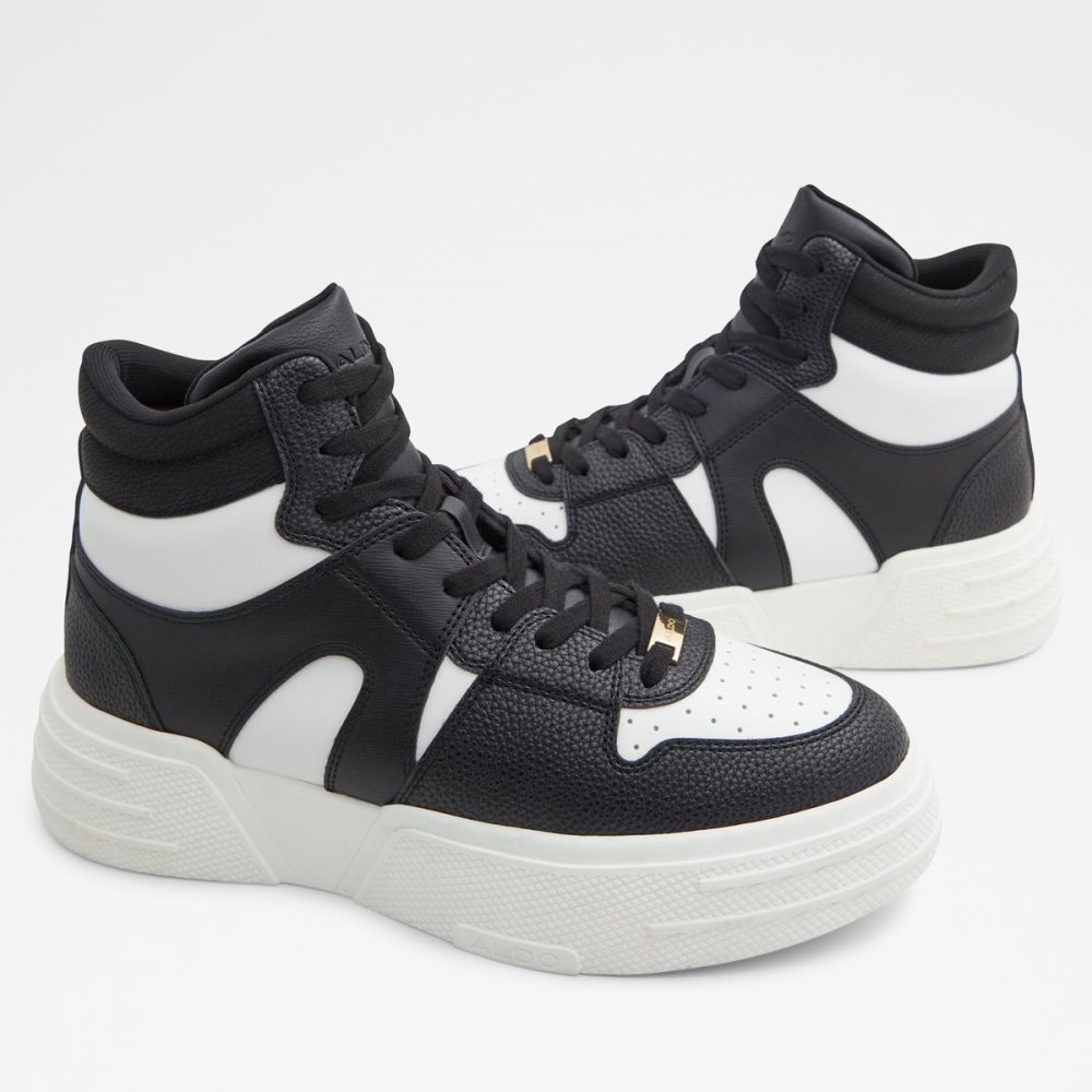 Baskets Aldo Goliath High Top - Cupsole Noir Homme | IAOA-76386766