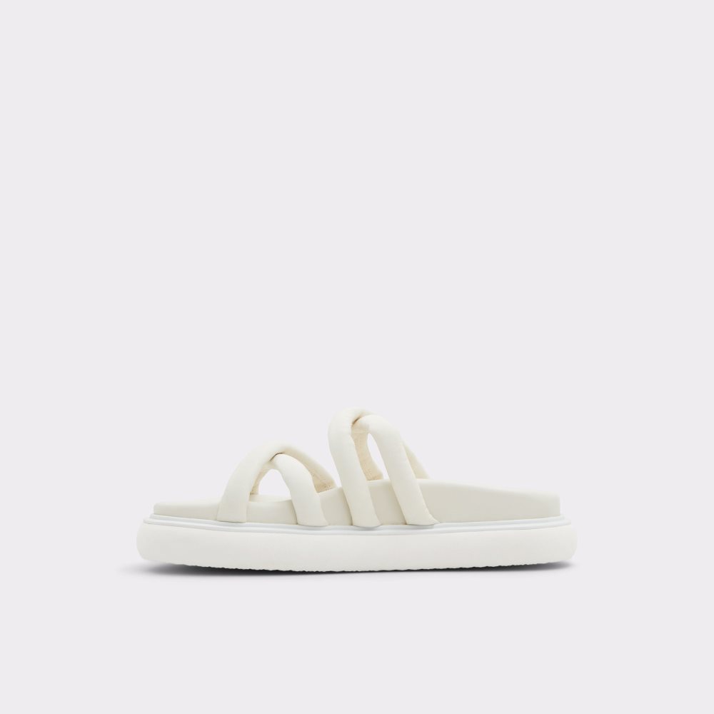 Sandales Aldo Kutshina Claquette Sandal Blanche Femme | VTEC-68059085