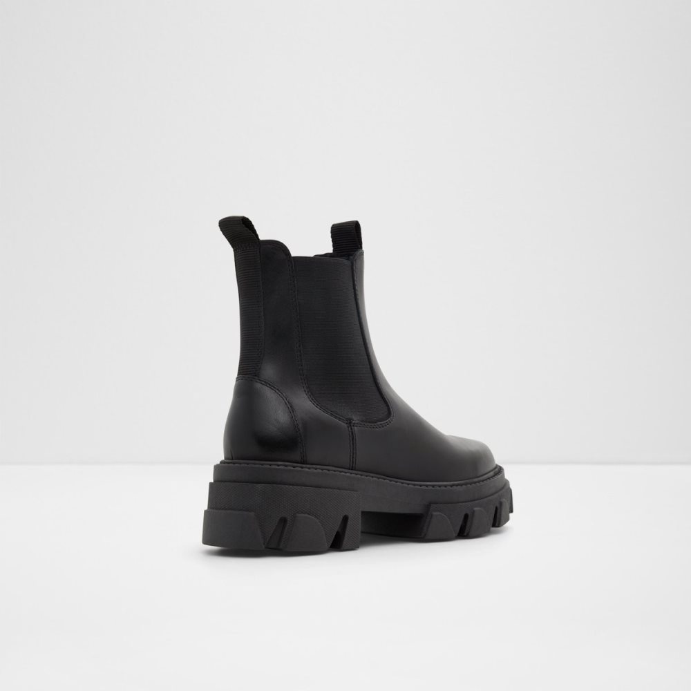 Bottines Chelsea Aldo Bigtrek - Lug Sole Noir Femme | BIBE-90328125