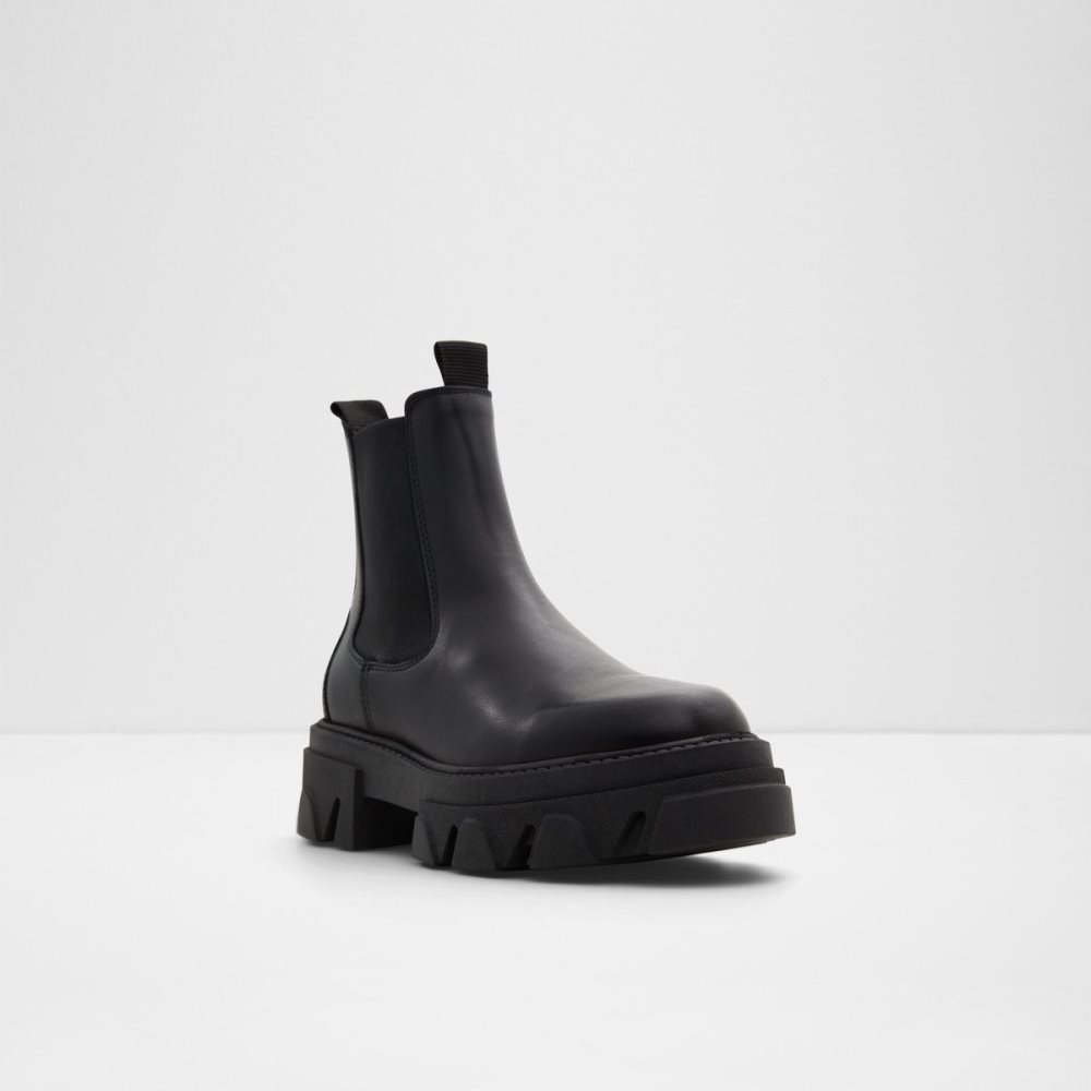 Bottines Chelsea Aldo Bigtrek - Lug Sole Noir Femme | BIBE-90328125